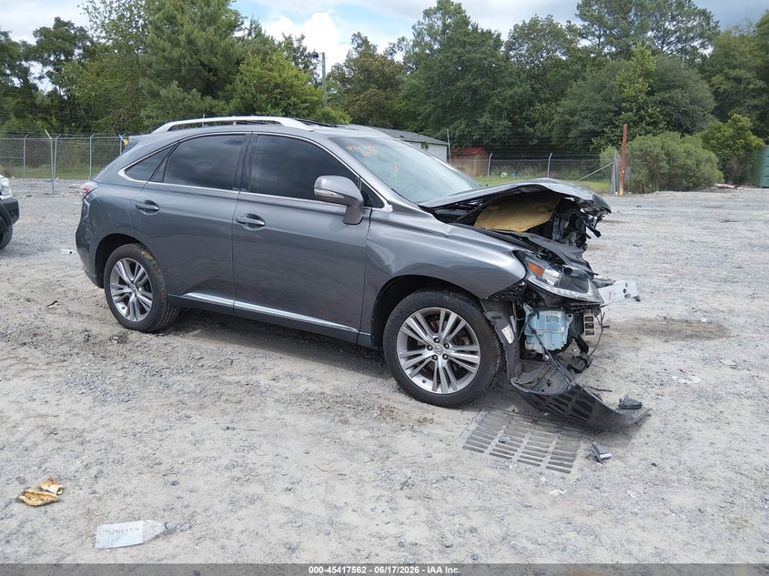 2015 Lexus Rx VIN JTJZK1BA8F2426476 IAAI salvage auction — FRONT END, Salvage (South Carolina), sold $2,650 on 2026-07-28 (photo 1)