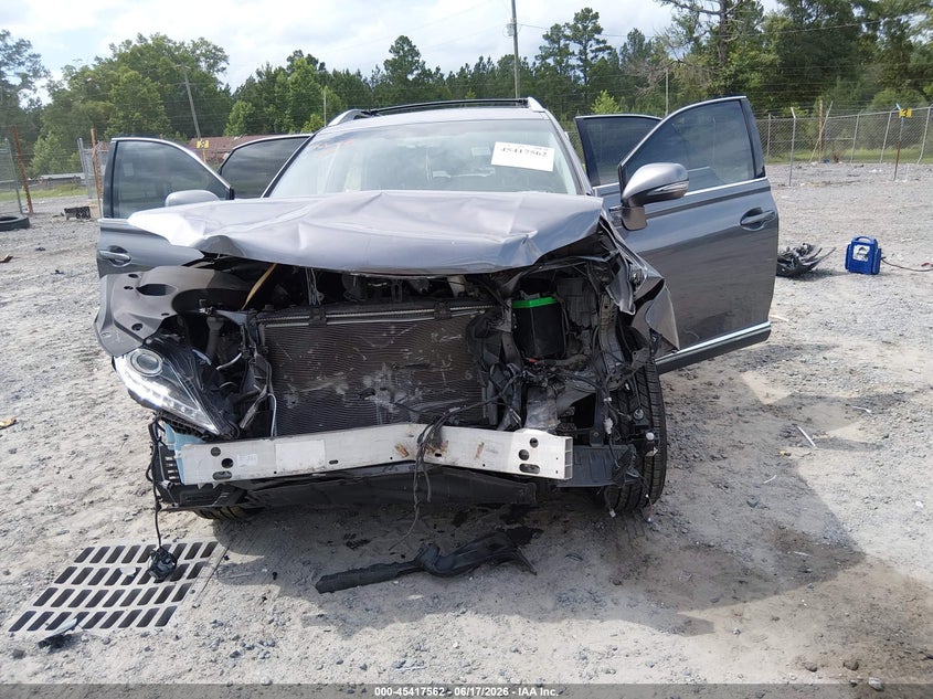 2015 Lexus Rx VIN JTJZK1BA8F2426476 IAAI salvage auction — FRONT END, Salvage (South Carolina), sold $2,650 on 2026-07-28 (photo 6)