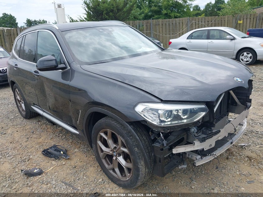 2021 BMW X3 VIN 5UXTY5C0XM9H92269 IAAI salvage auction — FRONT END, Salvage Title, sold $11,100 on 2026-07-15 (photo 1)