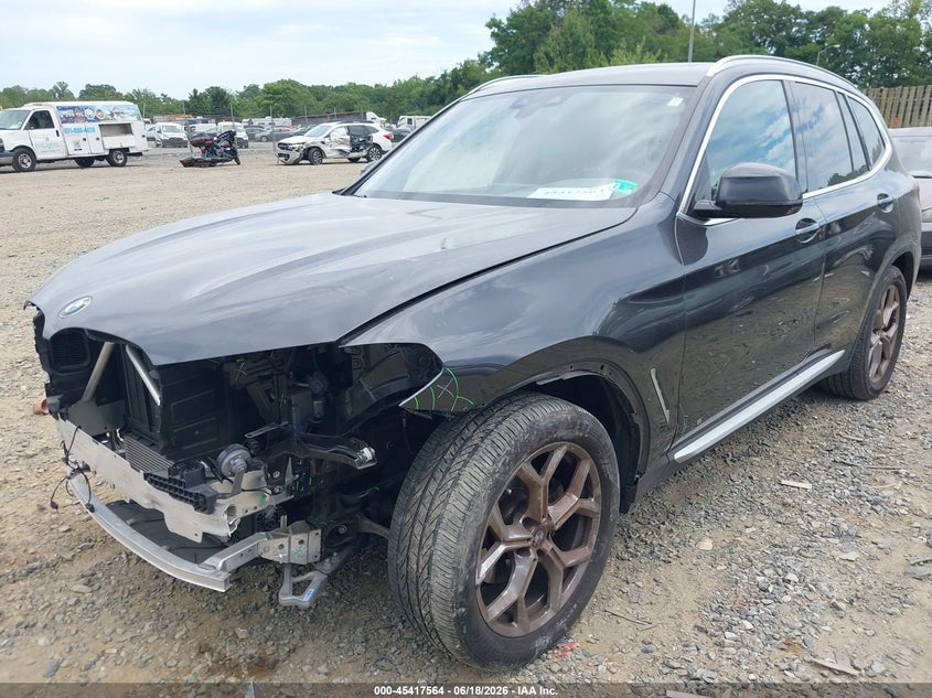 2021 BMW X3 VIN 5UXTY5C0XM9H92269 IAAI salvage auction — FRONT END, Salvage Title, sold $11,100 on 2026-07-15 (photo 2)