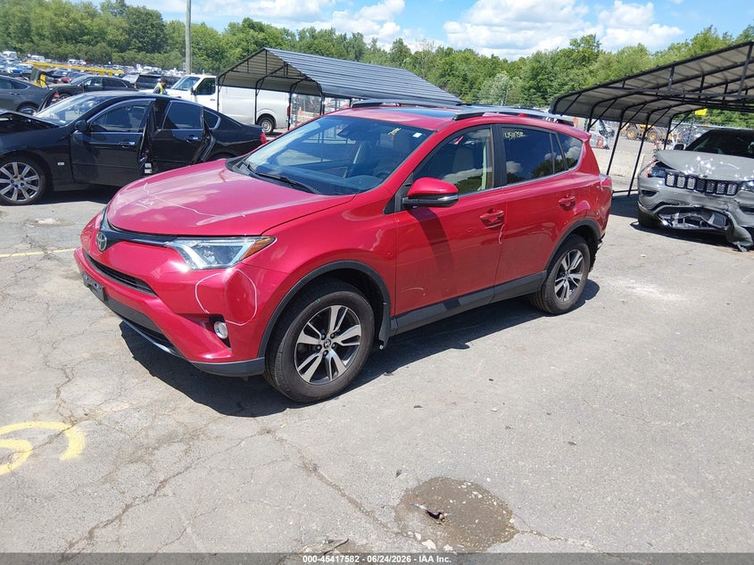 2017 Toyota Rav 4 VIN JTMRFREV6HJ145581 IAAI salvage auction — REAR END, Salvage Title, sold $5,975 on 2026-07-24 (photo 2)