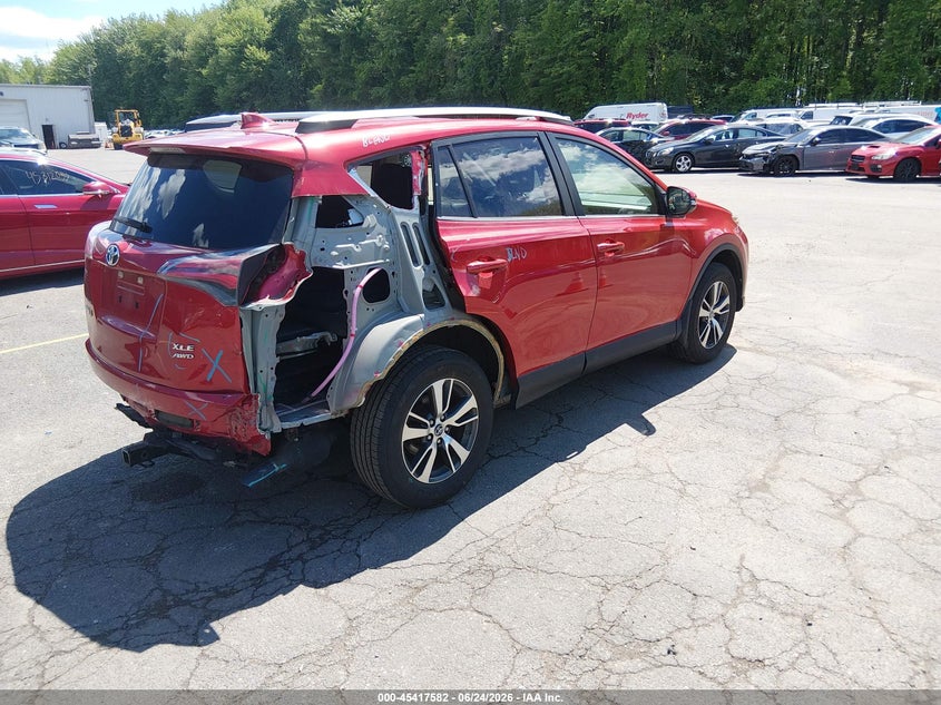 2017 Toyota Rav 4 VIN JTMRFREV6HJ145581 IAAI salvage auction — REAR END, Salvage Title, sold $5,975 on 2026-07-24 (photo 4)