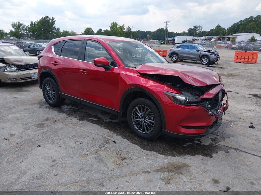 2019 Mazda Cx-5 VIN JM3KFACMXK1525325 IAAI salvage auction — FRONT END, Salvage Title, sold $4,050 on 2026-07-24 (photo 1)