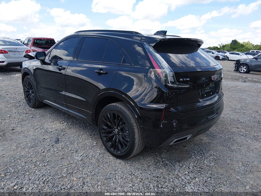 2024 Cadillac Xt4 VIN 1GYFZER46RF102264 IAAI salvage auction — FRONT END, Salvage (Tennessee), sold $7,800 on 2026-07-26 (photo 3)