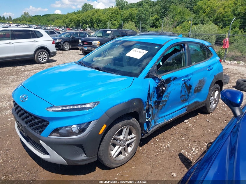 2022 Hyundai Kona VIN KM8K2CAB7NU791076 IAAI salvage auction — SIDE, Salvage Title, sold $2,650 on 2026-08-02 (photo 2)