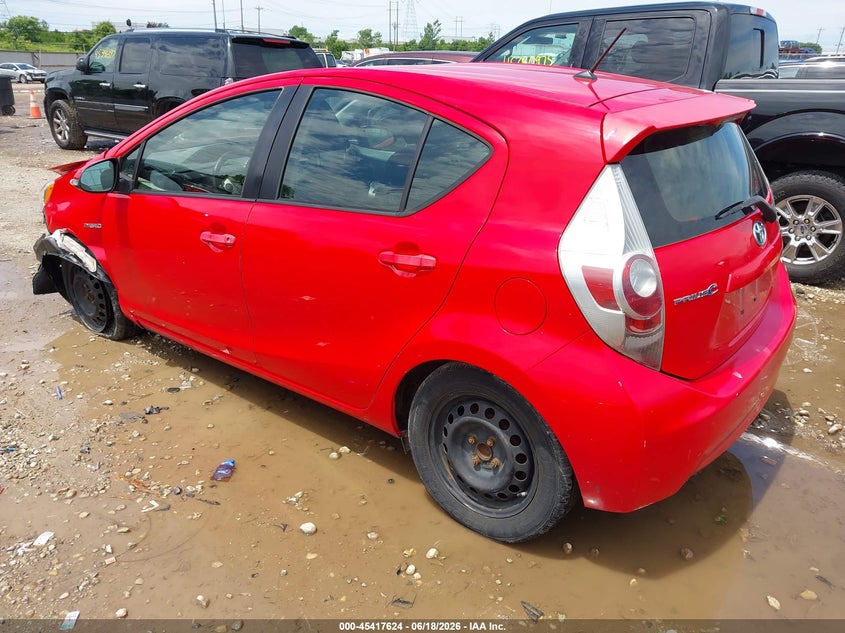 2014 Toyota Prius c VIN JTDKDTB33E1078988 IAAI salvage auction — FRONT END, Salvage (Ohio), sold $425 on 2026-07-16 (photo 3)