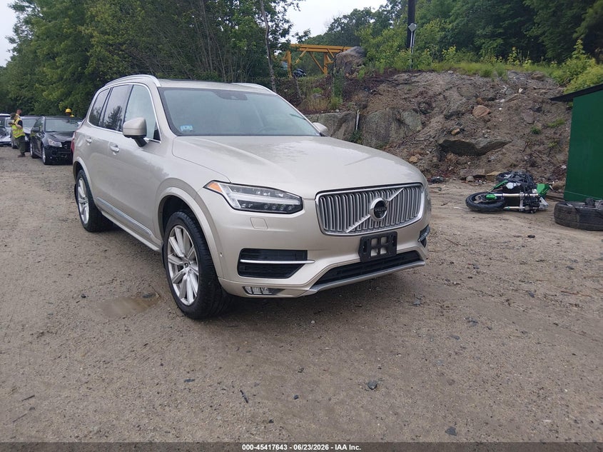 2016 Volvo Xc90 VIN YV4A22PL5G1020725 IAAI salvage auction — REAR END, Salvage (Massachusetts), sold $5,200 on 2026-07-28 (photo 1)