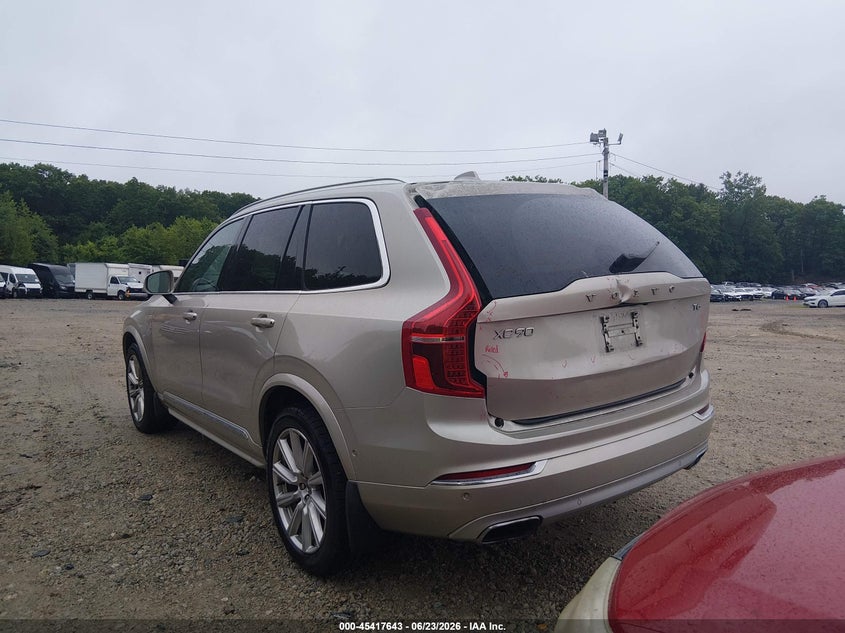 2016 Volvo Xc90 VIN YV4A22PL5G1020725 IAAI salvage auction — REAR END, Salvage (Massachusetts), sold $5,200 on 2026-07-28 (photo 3)
