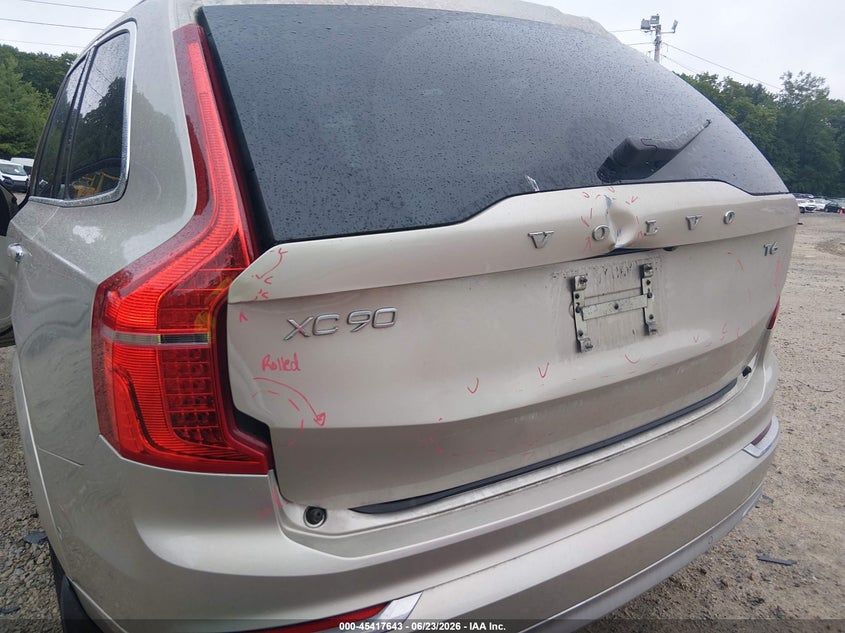 2016 Volvo Xc90 VIN YV4A22PL5G1020725 IAAI salvage auction — REAR END, Salvage (Massachusetts), sold $5,200 on 2026-07-28 (photo 6)