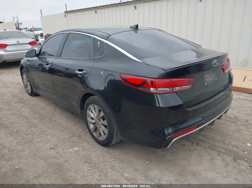2018 Kia Optima VIN 5XXGT4L34JG206182 IAAI salvage auction — LEFT & RIGHT, Salvage (Texas), sold $2,475 on 2026-07-06 (photo 3)