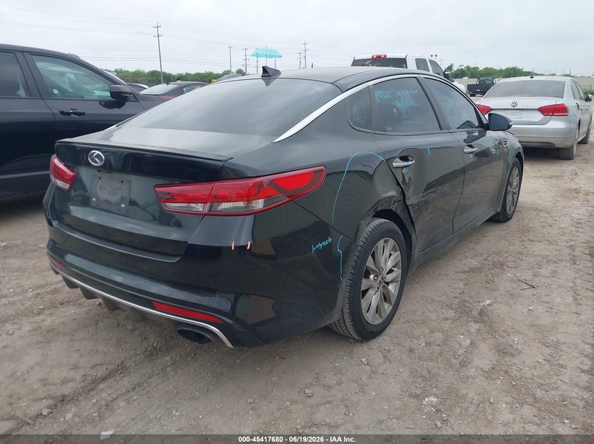 2018 Kia Optima VIN 5XXGT4L34JG206182 IAAI salvage auction — LEFT & RIGHT, Salvage (Texas), sold $2,475 on 2026-07-06 (photo 4)