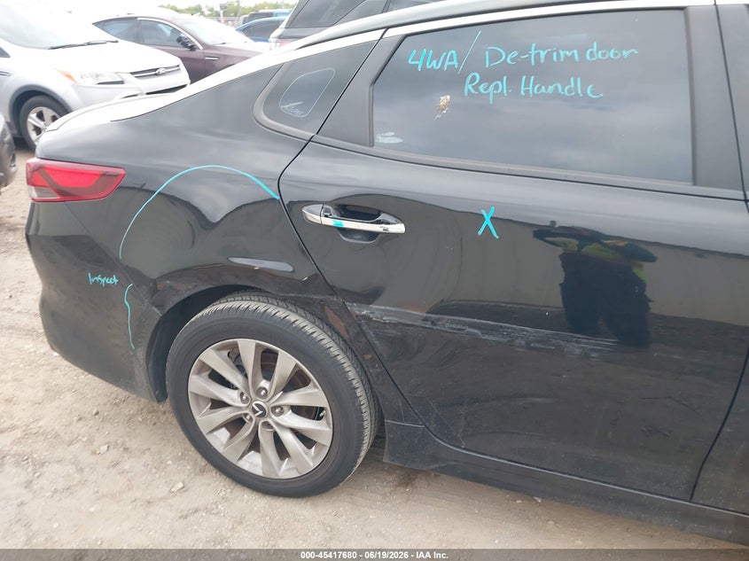 2018 Kia Optima VIN 5XXGT4L34JG206182 IAAI salvage auction — LEFT & RIGHT, Salvage (Texas), sold $2,475 on 2026-07-06 (photo 6)