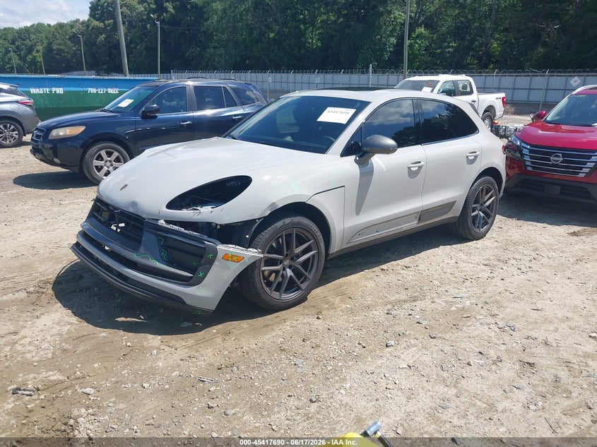 2024 Porsche Macan VIN WP1AA2A58RLB07007 IAAI salvage auction — FRONT END, Salvage (Georgia), sold $24,900 on 2026-07-09 (photo 2)
