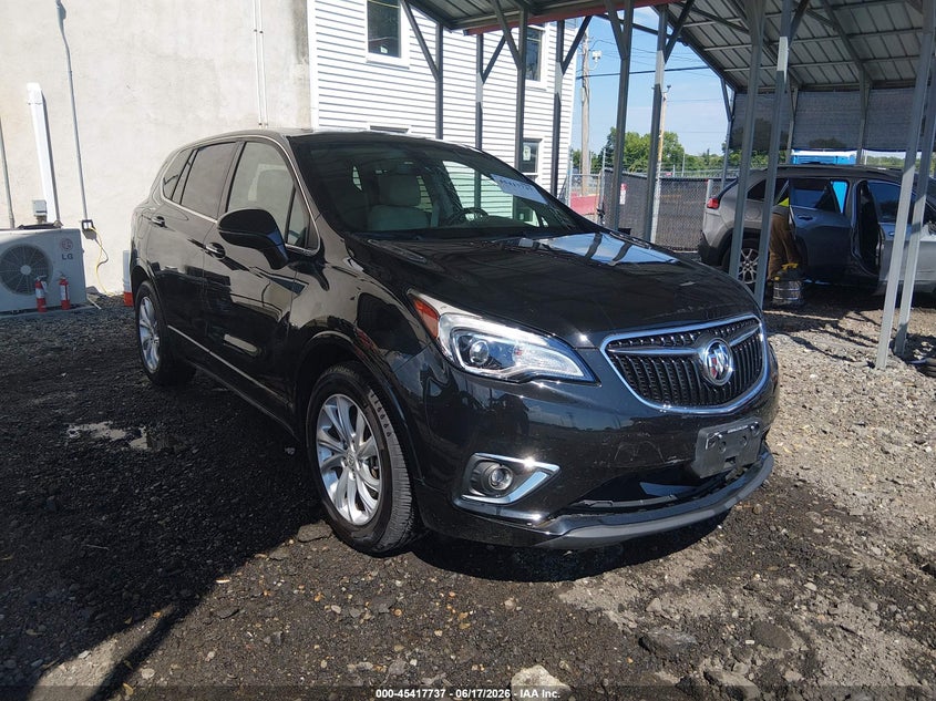 2019 Buick Envision VIN LRBFX1SA4KD124980 IAAI salvage auction — FRONT & REAR, Salvage Title, sold $3,900 on 2026-07-23 (photo 1)