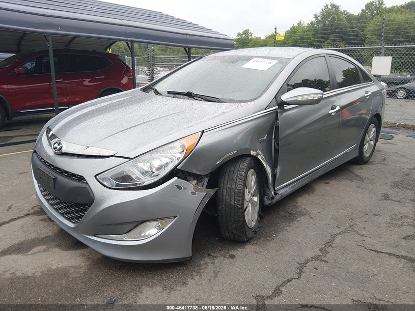 2015 Hyundai Sonata VIN KMHEC4A4XFA139279 IAAI salvage auction — LEFT FRONT, Salvage Title, sold $450 on 2026-07-30 (photo 2)