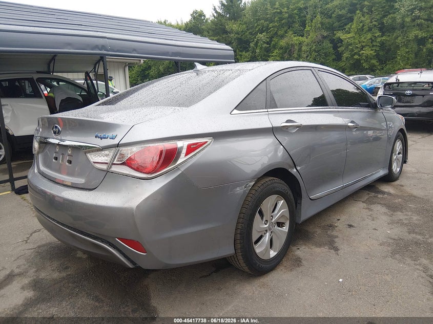 2015 Hyundai Sonata VIN KMHEC4A4XFA139279 IAAI salvage auction — LEFT FRONT, Salvage Title, sold $450 on 2026-07-30 (photo 4)