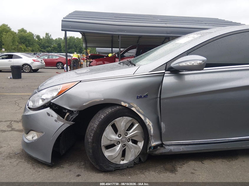 2015 Hyundai Sonata VIN KMHEC4A4XFA139279 IAAI salvage auction — LEFT FRONT, Salvage Title, sold $450 on 2026-07-30 (photo 6)