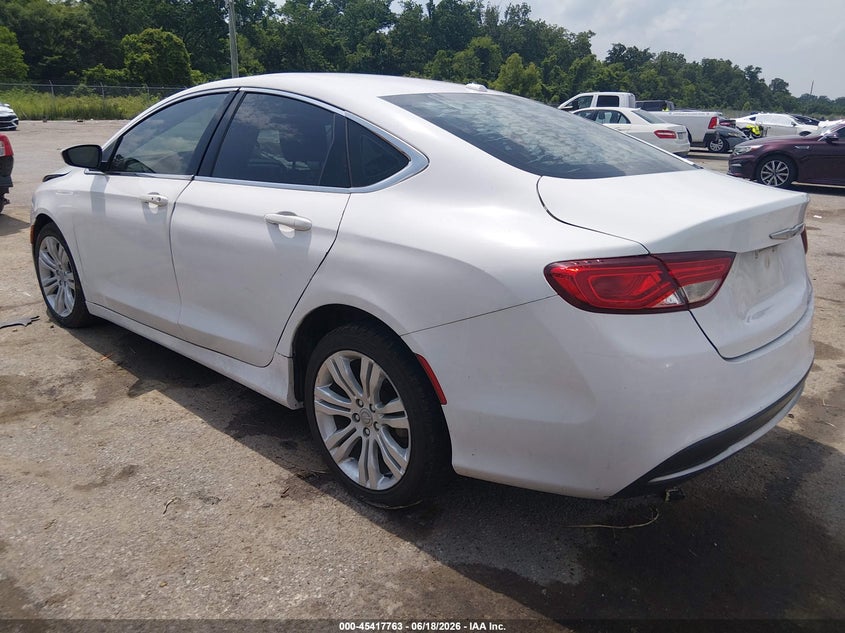2015 Chrysler 200 VIN 1C3CCCAB1FN557795 IAAI salvage auction — FRONT END, Salvage Title, sold $200 on 2026-07-18 (photo 3)
