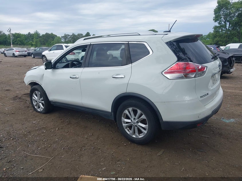 2016 Nissan Rogue VIN KNMAT2MV6GP635643 IAAI salvage auction — FRONT END, Mv-907A (New York), sold $725 on 2026-07-07 (photo 3)