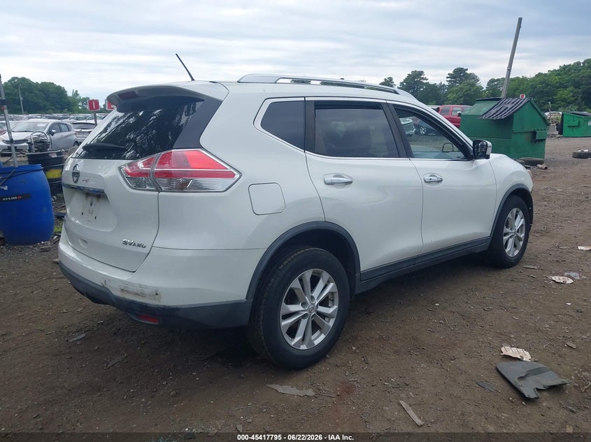 2016 Nissan Rogue VIN KNMAT2MV6GP635643 IAAI salvage auction — FRONT END, Mv-907A (New York), sold $725 on 2026-07-07 (photo 4)