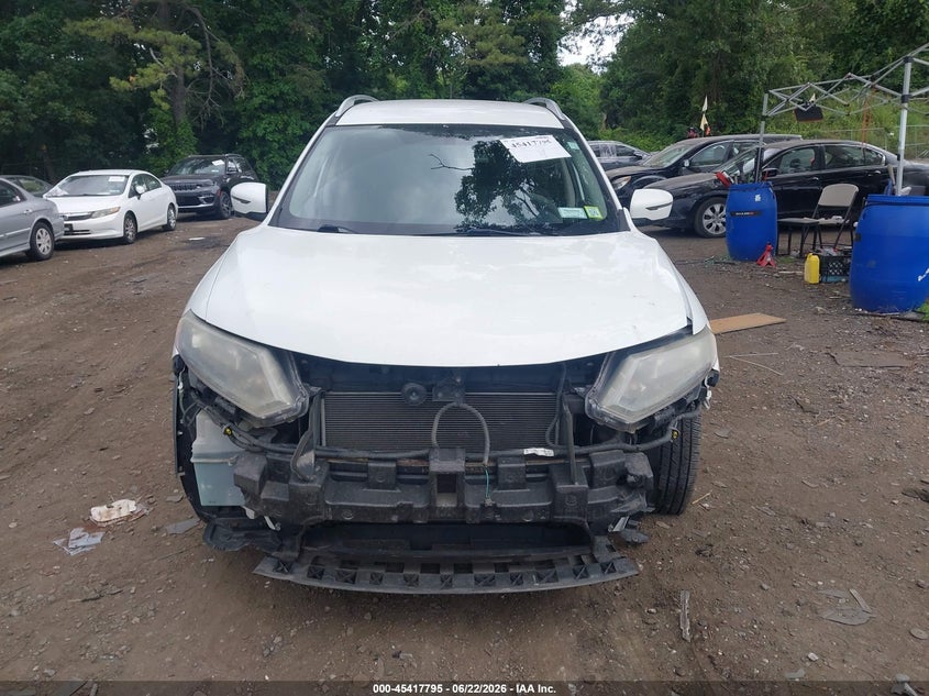 2016 Nissan Rogue VIN KNMAT2MV6GP635643 IAAI salvage auction — FRONT END, Mv-907A (New York), sold $725 on 2026-07-07 (photo 6)