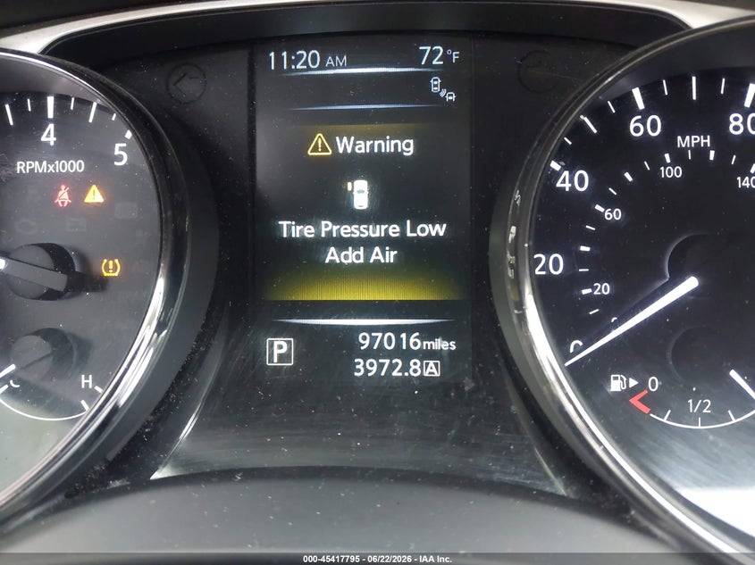 2016 Nissan Rogue VIN KNMAT2MV6GP635643 IAAI salvage auction — FRONT END, Mv-907A (New York), sold $725 on 2026-07-07 (photo 7)