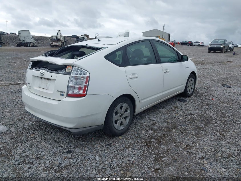 2008 Toyota Prius VIN JTDKB20U683443975 IAAI salvage auction — REAR END, Salvage (Tennessee), sold $975 on 2026-07-09 (photo 4)