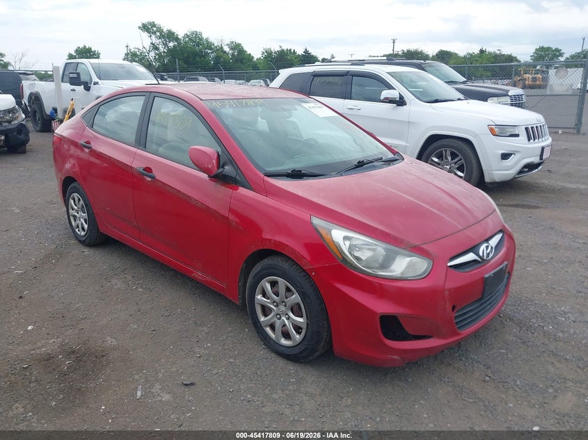 2012 Hyundai Accent VIN KMHCT4AE5CU093323 IAAI salvage auction — NORMAL WEAR, Original (West Virginia), sold $275 on 2026-07-21 (photo 1)