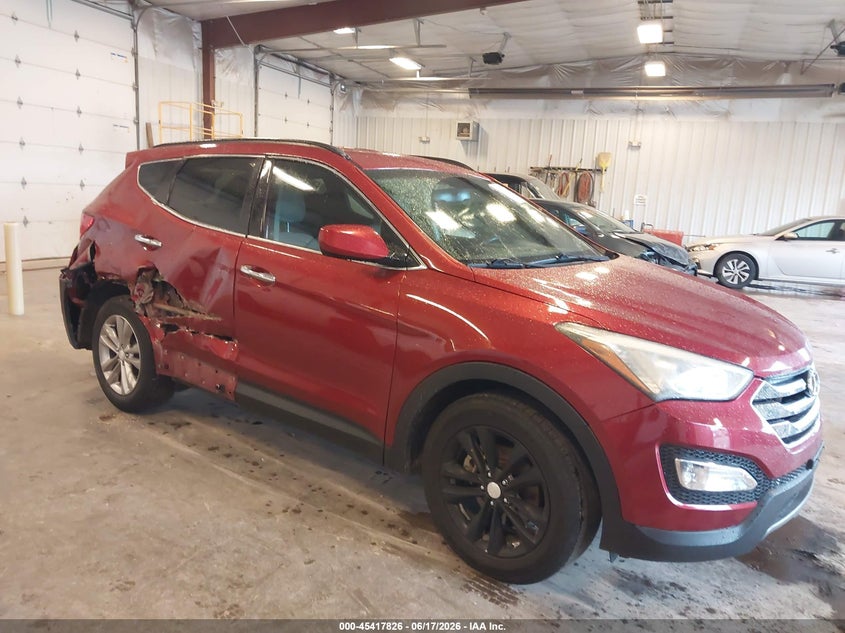 2015 Hyundai VIN 5XYZU3LB9FG301072 IAAI salvage auction — SIDE, Salvage (Michigan), sold $1,575 on 2026-07-28 (photo 1)