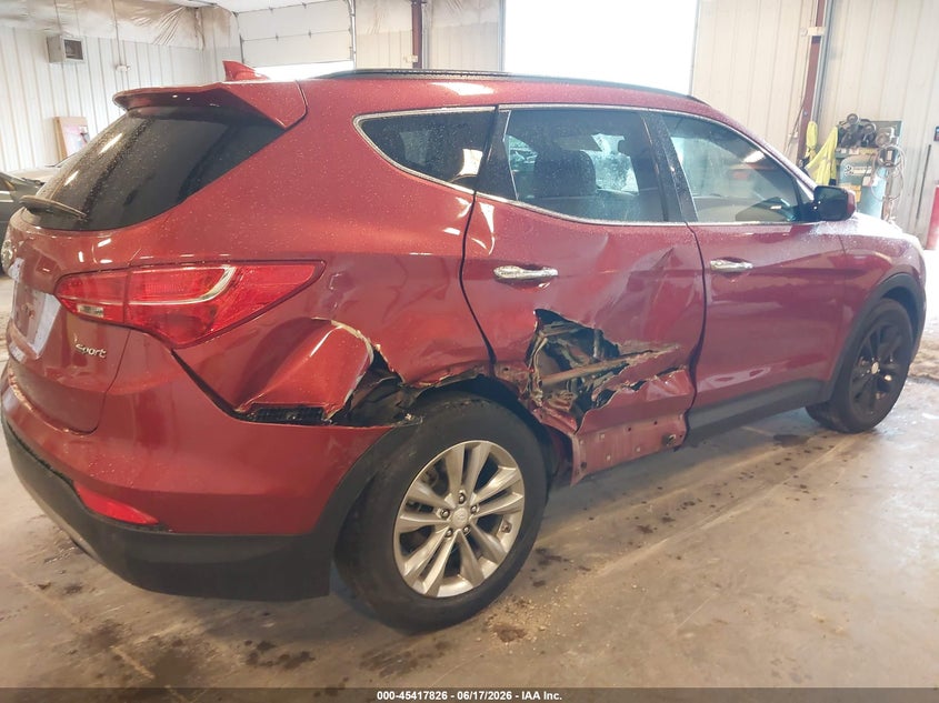 2015 Hyundai VIN 5XYZU3LB9FG301072 IAAI salvage auction — SIDE, Salvage (Michigan), sold $1,575 on 2026-07-28 (photo 4)