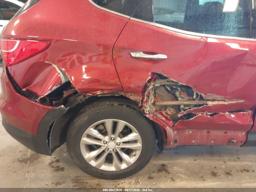 2015 Hyundai VIN 5XYZU3LB9FG301072 IAAI salvage auction — SIDE, Salvage (Michigan), sold $1,575 on 2026-07-28 (photo 6)