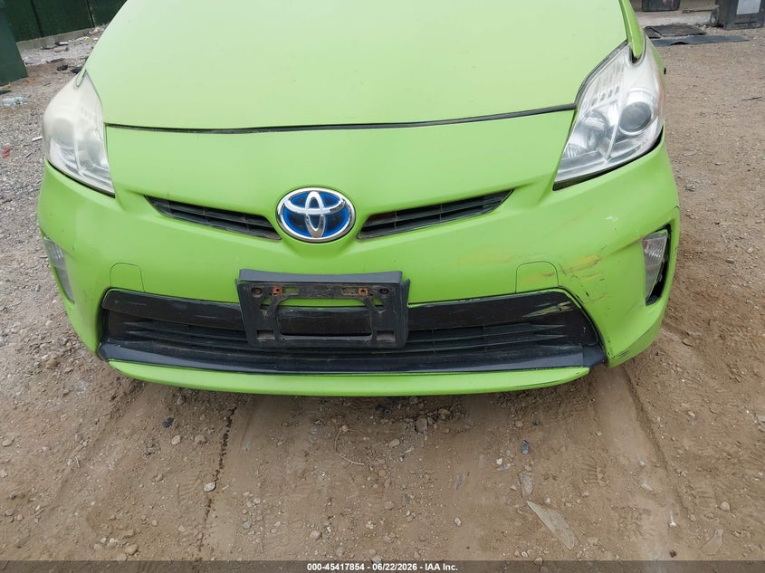 2013 Toyota Prius VIN JTDKN3DU5D1678123 IAAI salvage auction — FRONT END, Salvage Title, sold $1,600 on 2026-07-14 (photo 6)