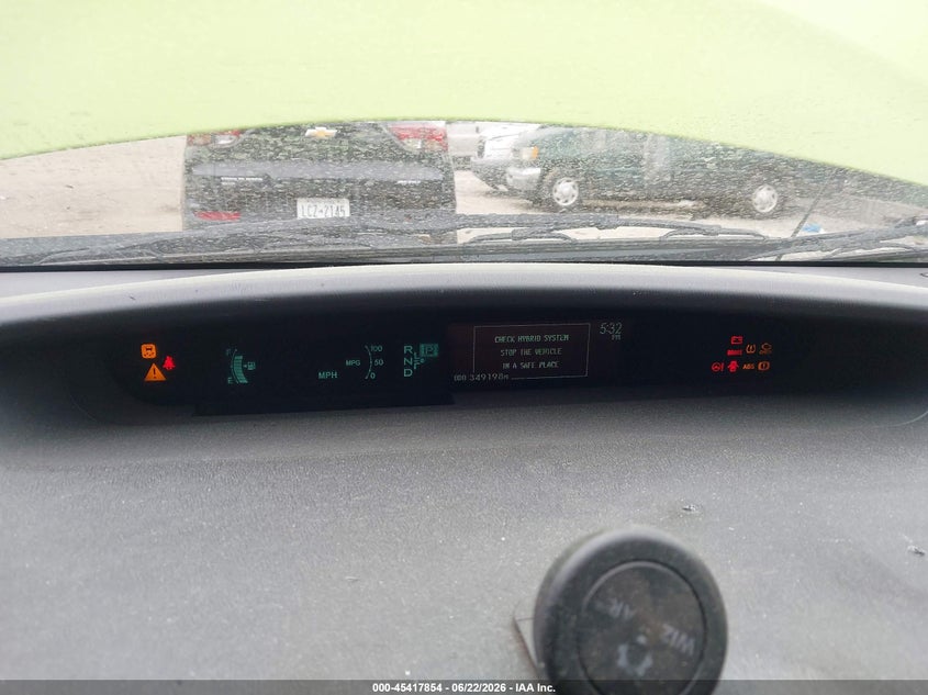 2013 Toyota Prius VIN JTDKN3DU5D1678123 IAAI salvage auction — FRONT END, Salvage Title, sold $1,600 on 2026-07-14 (photo 7)