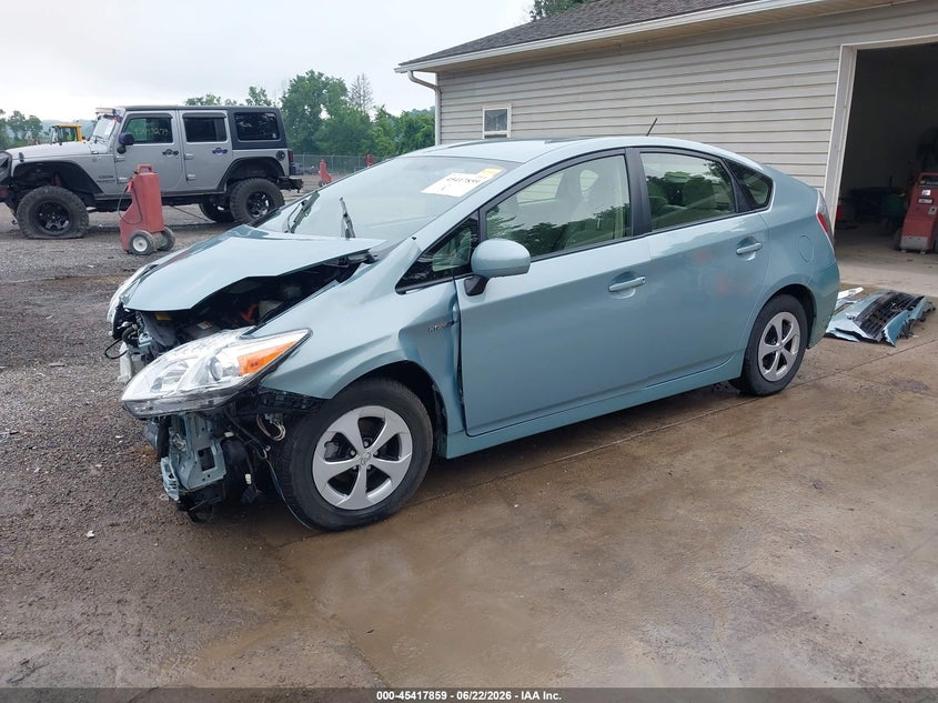 2012 Toyota Prius VIN JTDKN3DU7C5505310 IAAI salvage auction — FRONT END, Salvage (Ohio), sold $1,350 on 2026-07-20 (photo 2)