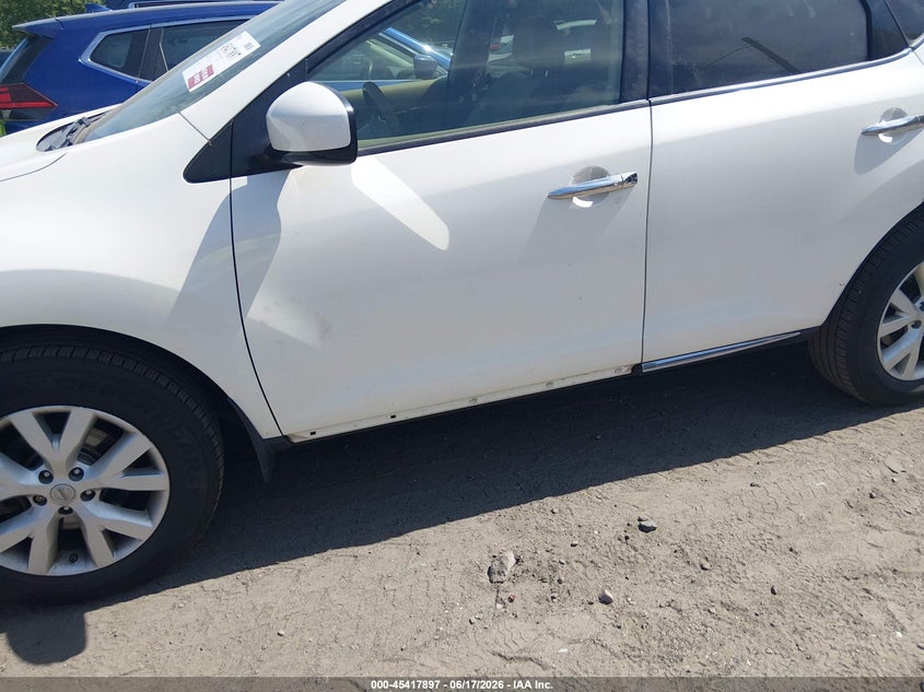 2012 Nissan Murano VIN JN8AZ1MW1CW232403 IAAI salvage auction — LEFT SIDE, Clear (Massachusetts), sold $200 on 2026-07-07 (photo 6)
