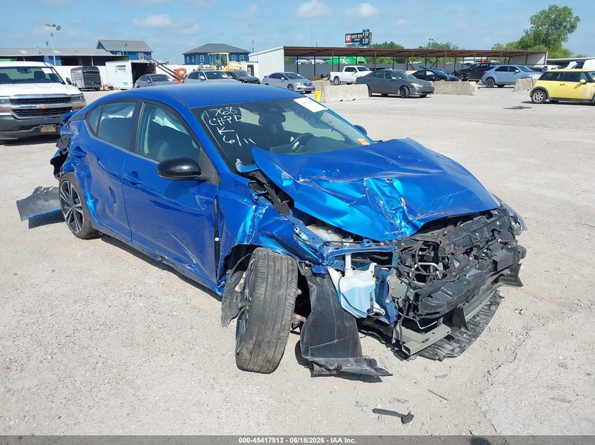 2020 Nissan Sentra VIN 3N1AB8DV9LY266584 IAAI salvage auction — FRONT END, Salvage Title, sold $425 on 2026-07-25 (photo 1)