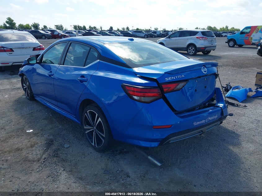 2020 Nissan Sentra VIN 3N1AB8DV9LY266584 IAAI salvage auction — FRONT END, Salvage Title, sold $425 on 2026-07-25 (photo 3)