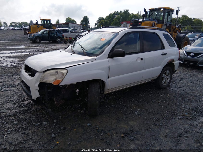 2010 Kia Sportage VIN KNDKG3A41A7726725 IAAI salvage auction — FRONT END, Salvage (West Virginia), sold $175 on 2026-08-02 (photo 2)