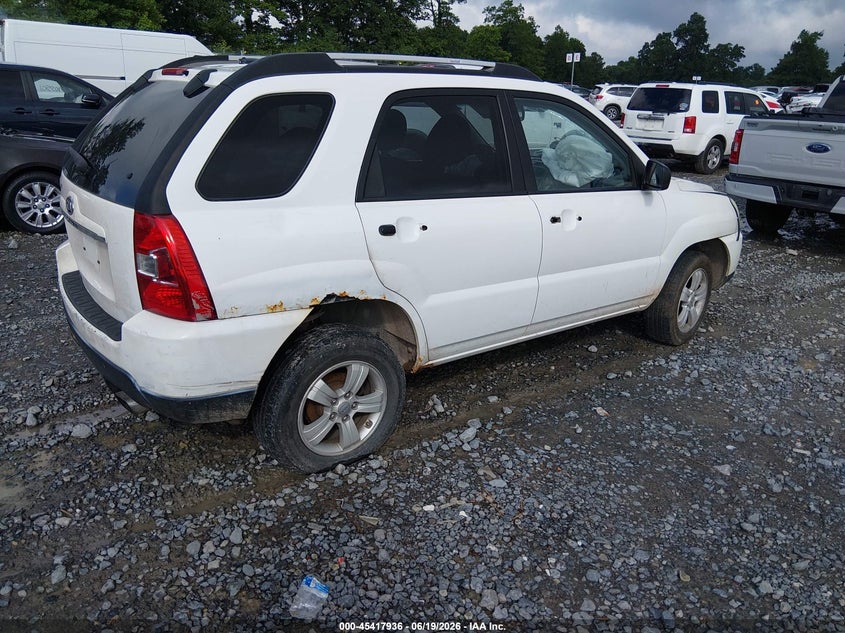 2010 Kia Sportage VIN KNDKG3A41A7726725 IAAI salvage auction — FRONT END, Salvage (West Virginia), sold $175 on 2026-08-02 (photo 4)