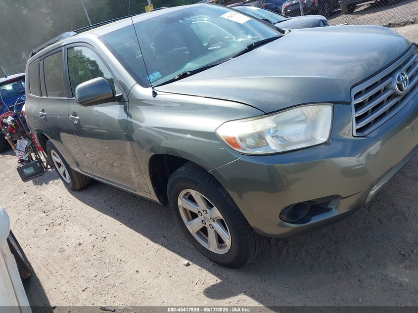 2010 Toyota Highlander VIN JTEBK3EH3A2162516 IAAI salvage auction — NORMAL WEAR, Clear (Massachusetts), sold $2,350 on 2026-07-07 (photo 1)