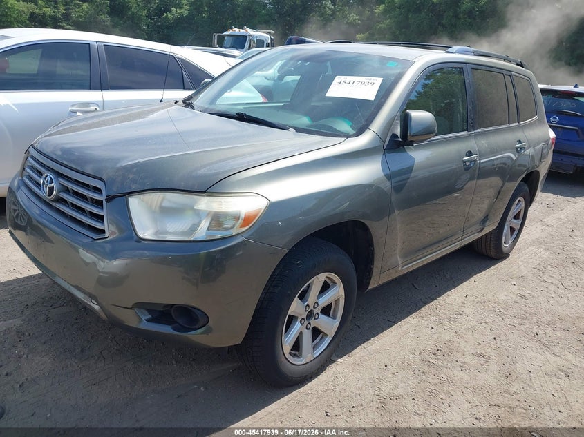 2010 Toyota Highlander VIN JTEBK3EH3A2162516 IAAI salvage auction — NORMAL WEAR, Clear (Massachusetts), sold $2,350 on 2026-07-07 (photo 2)