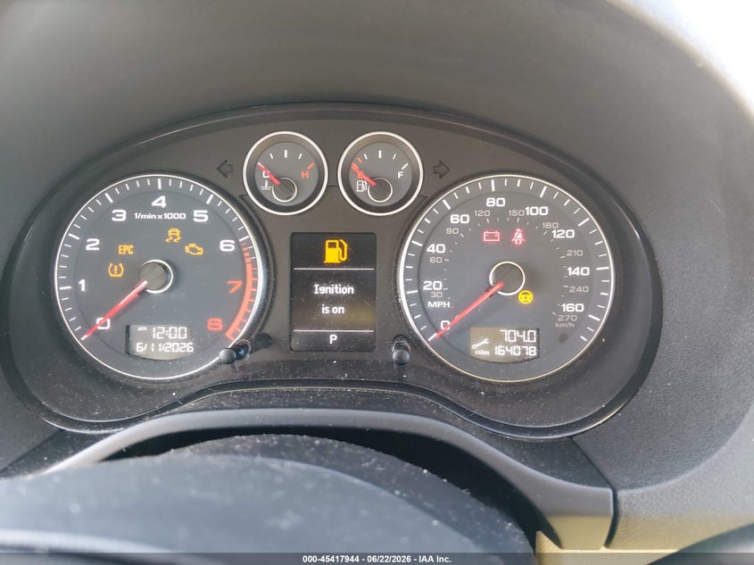 2012 Audi A3 VIN WAUMFAFM6CA140355 IAAI salvage auction — NORMAL WEAR, Clear (Pennsylvania), sold $225 on 2026-07-29 (photo 7)