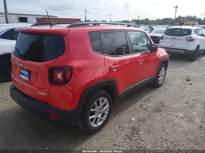 2019 Jeep Renegade VIN ZACNJABB6KPK07333 IAAI salvage auction — WATER/FLOOD, Salvage (Illinois), sold $3,900 on 2026-08-11 (photo 4)