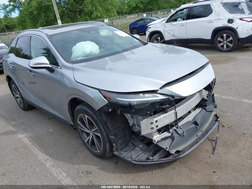 2024 Lexus Rx VIN 2T2BAMCA1RC051944 IAAI salvage auction — FRONT END, Salvage (New Jersey), sold $18,200 on 2026-07-25 (photo 1)