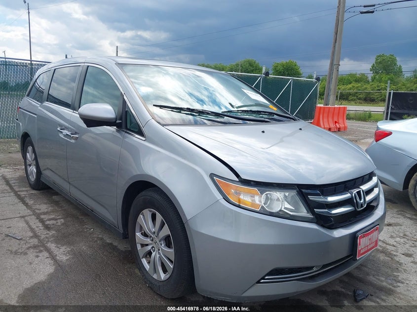 2016 Honda Odyssey VIN 5FNRL5H68GB161261 IAAI salvage auction — REAR END, Salvage (Ohio), sold $2,400 on 2026-07-19 (photo 1)