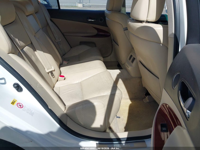 2010 Lexus Gs 350 VIN JTHCE1KS9A0027118 IAAI salvage auction — SIDE, Mv-907A (New York), sold $400 on 2026-07-09 (photo 8)