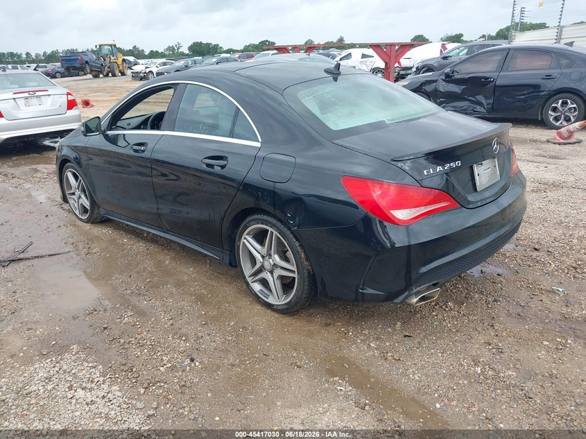 2014 Mercedes-benz Cla-klasse VIN WDDSJ4EB4EN123064 IAAI salvage auction — REAR END, Salvage (Alabama), sold $2,100 on 2026-07-09 (photo 3)