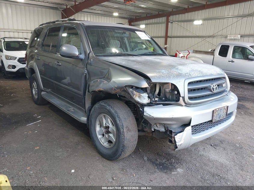 2003 Toyota Sequoia VIN 5TDZT34A63S154572 IAAI salvage auction — RIGHT FRONT, Clear (Virginia), sold $800 on 2026-07-19 (photo 1)