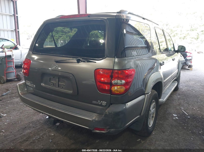 2003 Toyota Sequoia VIN 5TDZT34A63S154572 IAAI salvage auction — RIGHT FRONT, Clear (Virginia), sold $800 on 2026-07-19 (photo 4)