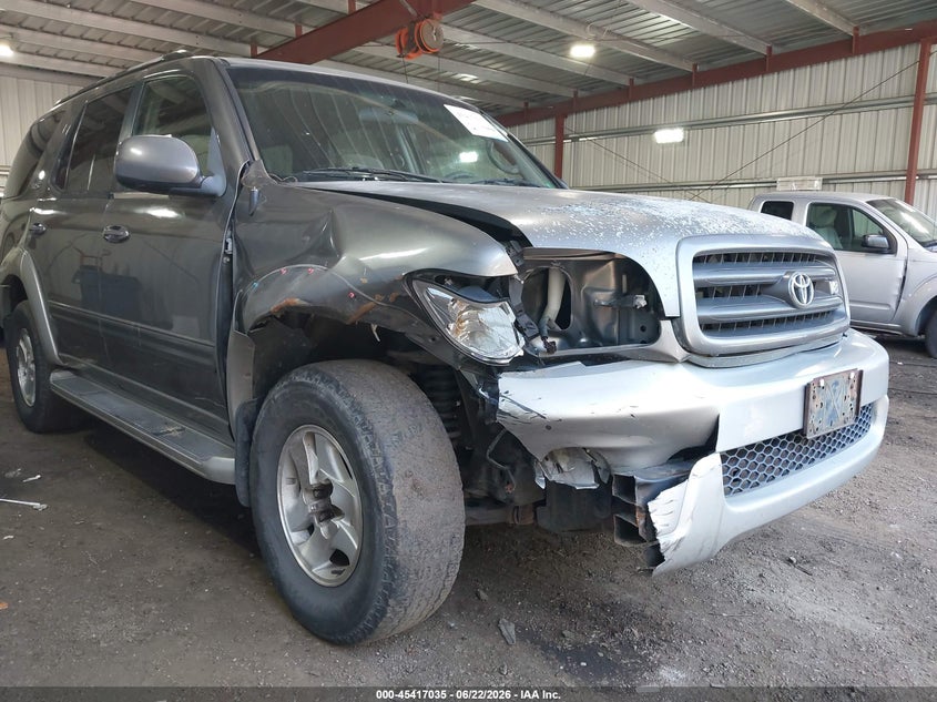 2003 Toyota Sequoia VIN 5TDZT34A63S154572 IAAI salvage auction — RIGHT FRONT, Clear (Virginia), sold $800 on 2026-07-19 (photo 6)